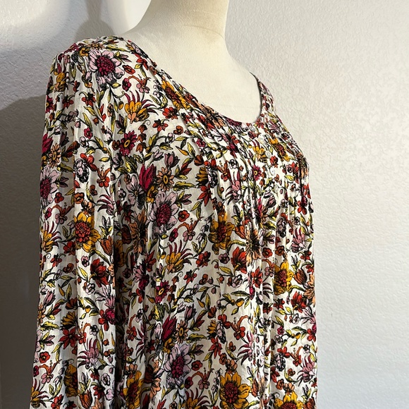 Jane and Delancey Large Floral Print Long Sleeve Blouse Size large - Picture 5 of 11